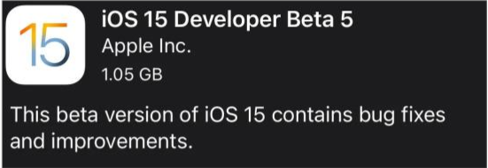 古城苹果手机维修分享如何升级到iOS15.0 beta5 